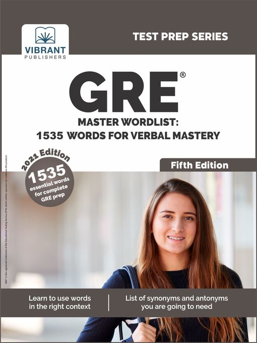 Title details for GRE Master Wordlist by Vibrant Publishers - Available